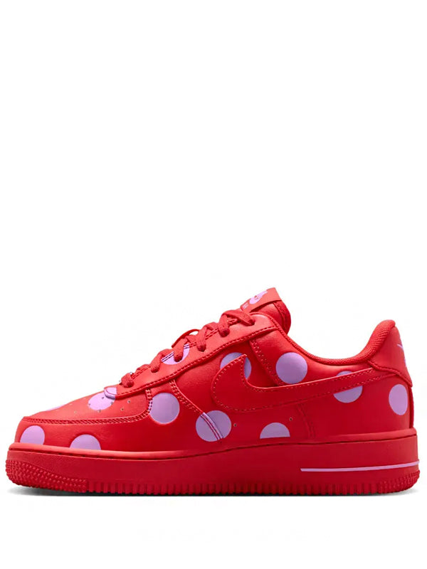 Air Force 1 Low Polka Dots University Red Light Magenta