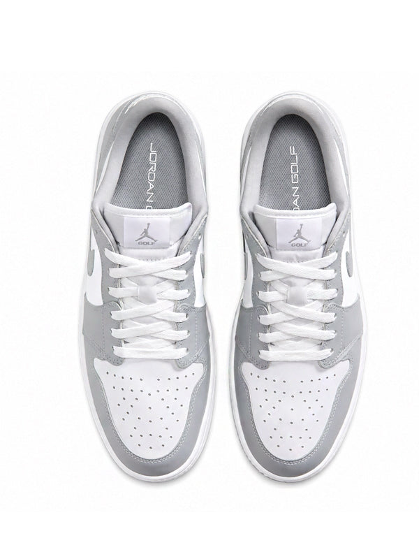 Air Jordan 1 Low Golf Spiked Wolf Grey White