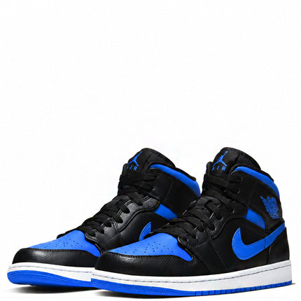 Air Jordan 1 Mid Black Royal Blue
