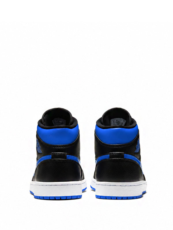 Air Jordan 1 Mid Black Royal Blue