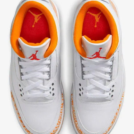 Air Jordan 3 White Orange Peel