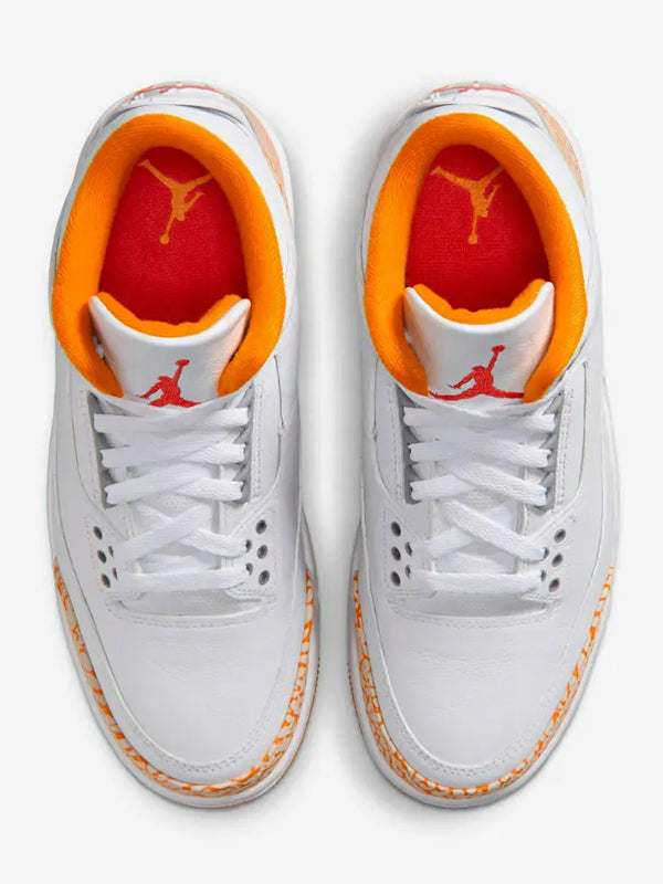 Air Jordan 3 White Orange Peel