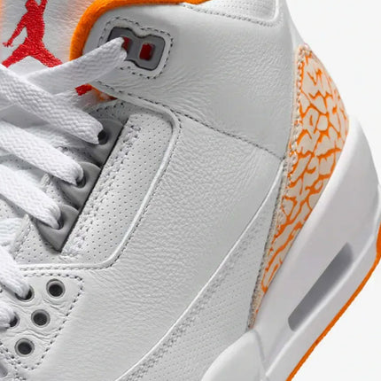 Air Jordan 3 White Orange Peel