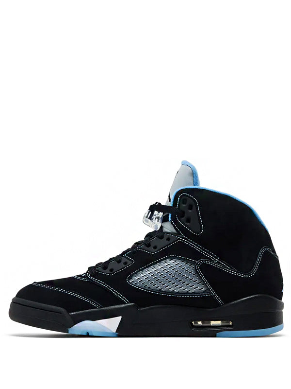 Air Jordan 5 Black Carolina Black University Blue