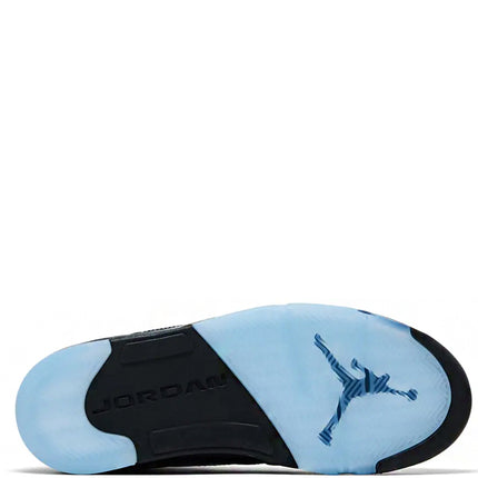 Air Jordan 5 Black Carolina Black University Blue