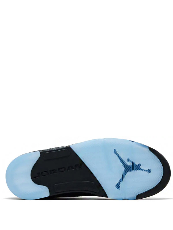 Air Jordan 5 Black Carolina Black University Blue