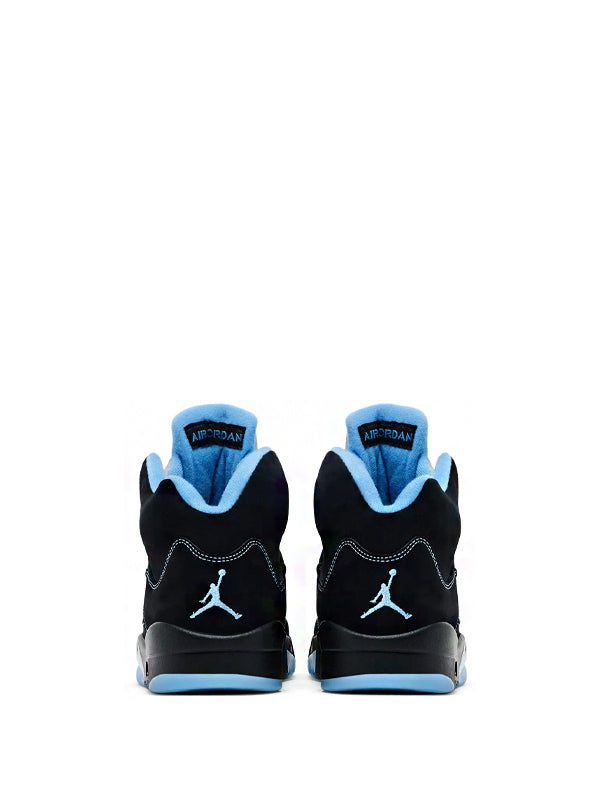 Air Jordan 5 Black Carolina Black University Blue