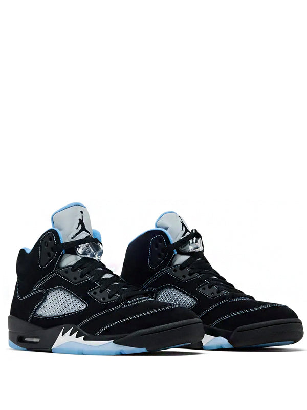 Air Jordan 5 Black Carolina Black University Blue
