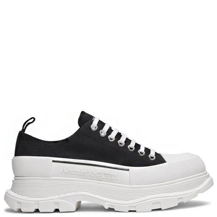 Alexander McQueen Tread Slick Low Lace Up Black White