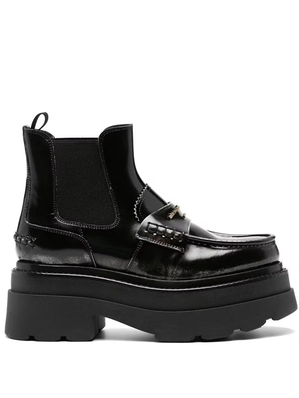 Alexander Wang Carter Ankle Platform Ankle Boot Black