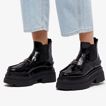 Alexander Wang Carter Ankle Platform Ankle Boot Black