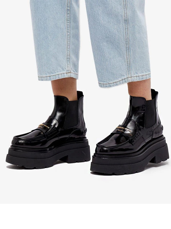 Alexander Wang Carter Ankle Platform Ankle Boot Black