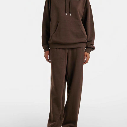 Alo Yoga Accolade Cotton-Blend Hoodie Espresso