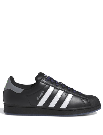 Always x Adidas Superstar ADV Core Black