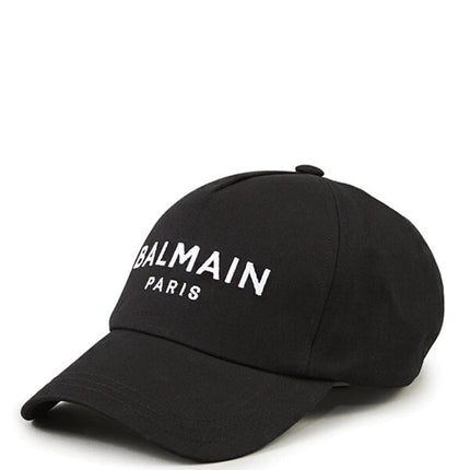 BALMAIN Logo Embroidery Cap - Black