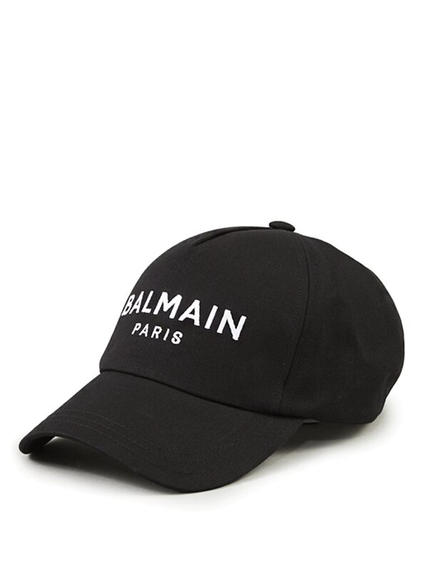 BALMAIN Logo Embroidery Cap - Black