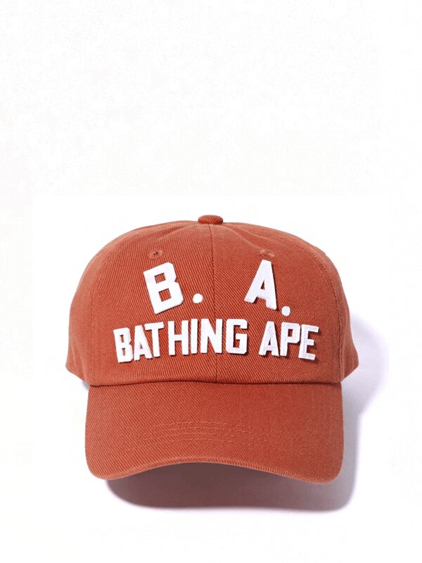 BAPE B.A. Washed Twill Cap Orange