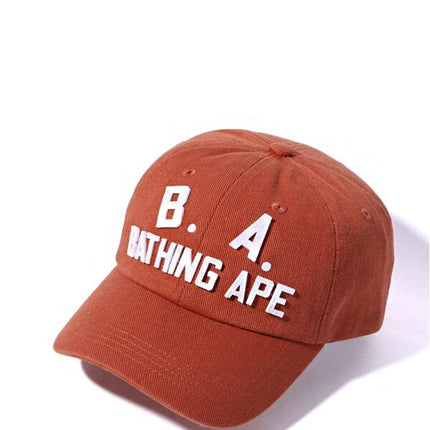 BAPE B.A. Washed Twill Cap Orange