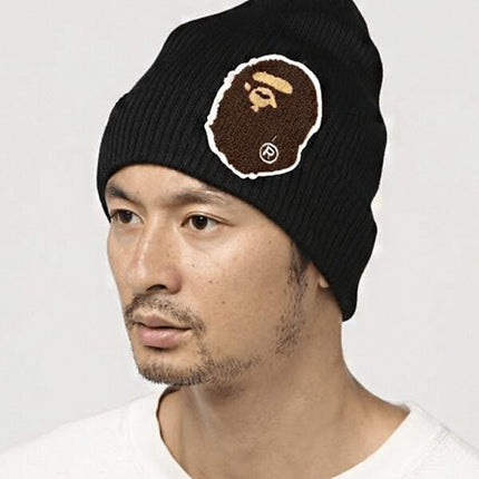 BAPE Big Ape Head Knit Cap (FW20) Black