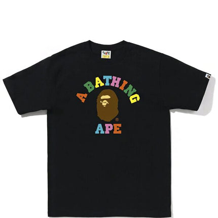 BAPE Colors College Tee (SS23) Black Multi