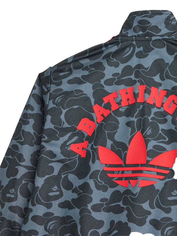 BAPE x adidas All Over Print SSTR Track Top Black
