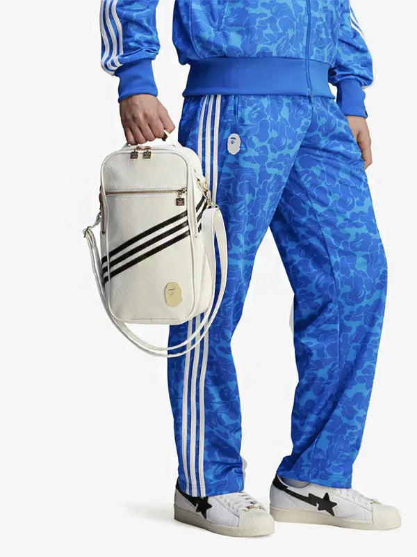 BAPE x adidas Firebird Track Pants Blue