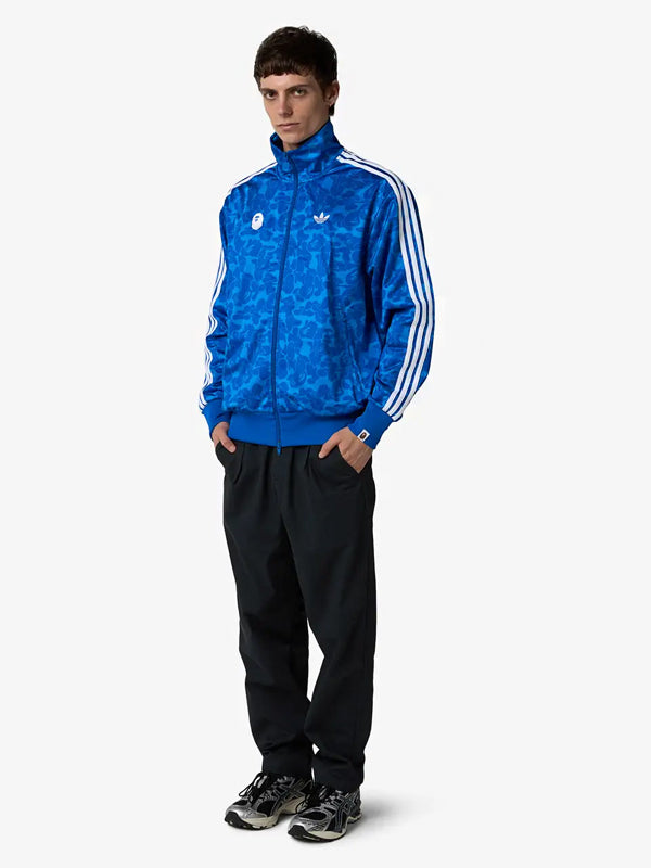 BAPE x adidas Jaqueta Firebird Track Blue
