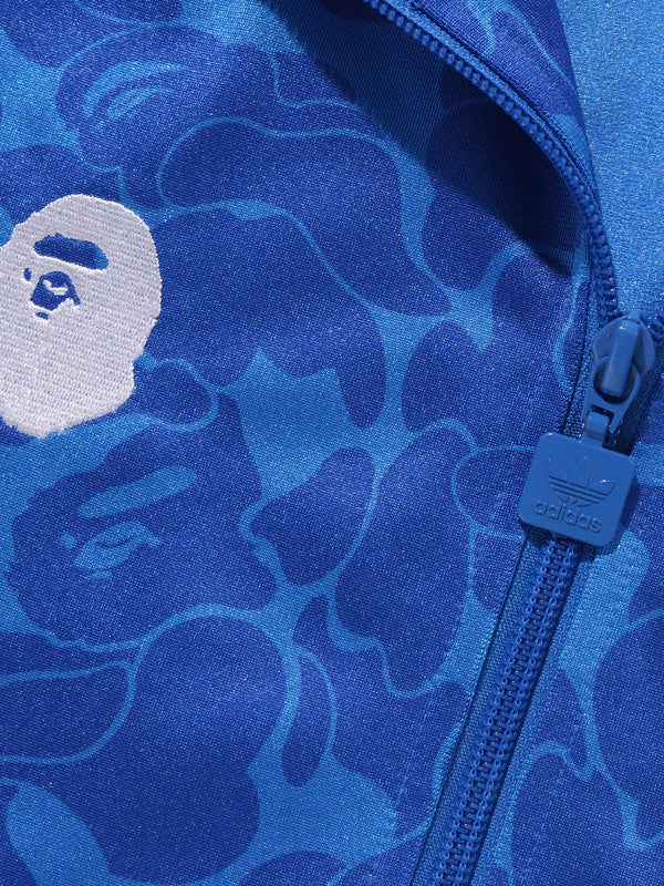 BAPE x adidas Jaqueta Firebird Track Blue