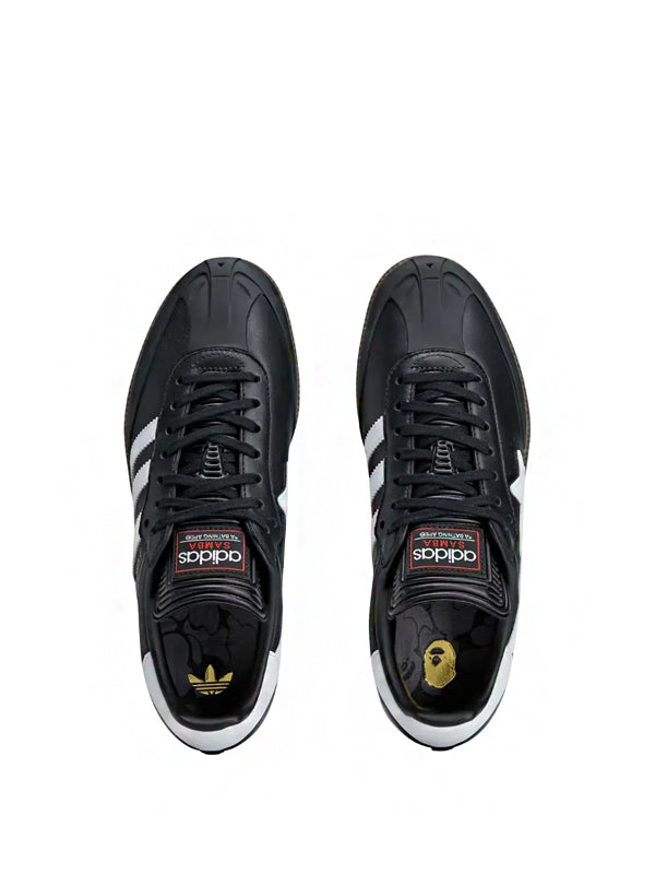 BAPE x adidas Samba Black White Gum