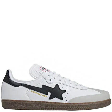 BAPE x adidas Samba White Black Gum