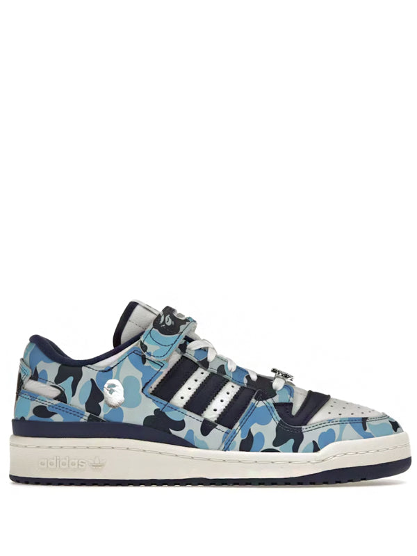 BAPE x adidas Forum 84 Low 30th Anniversary Blue