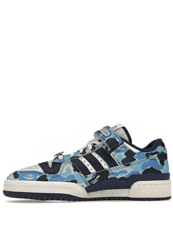 BAPE x adidas Forum 84 Low 30th Anniversary Blue