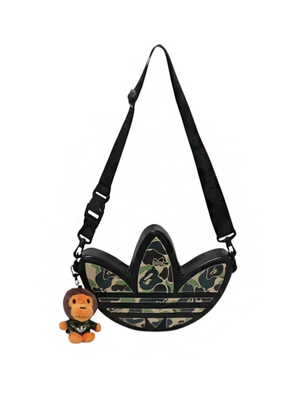 Bape x adidas Shoulder Bag Trefoil Black Camo