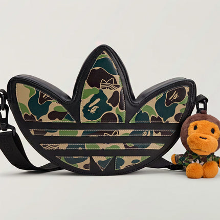 Bape x adidas Shoulder Bag Trefoil Black Camo