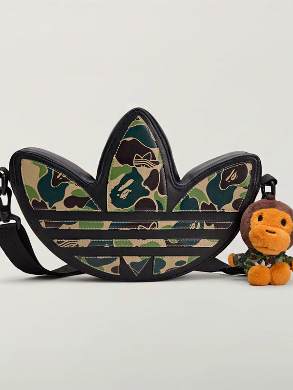 Bape x adidas Shoulder Bag Trefoil Black Camo
