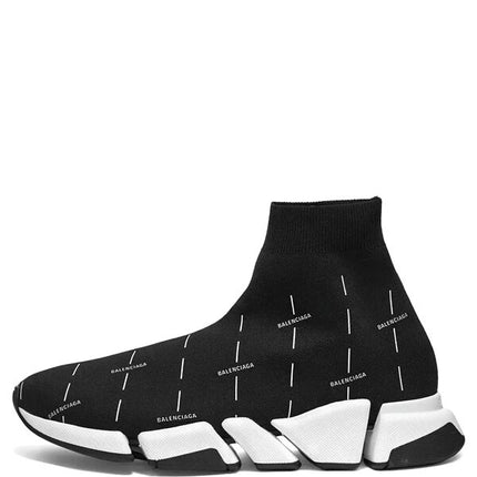 Balenciaga Speed 2.0 Black White Logo