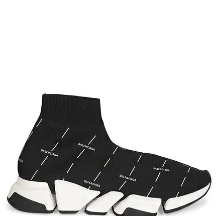 Balenciaga Speed 2.0 Black White Logo
