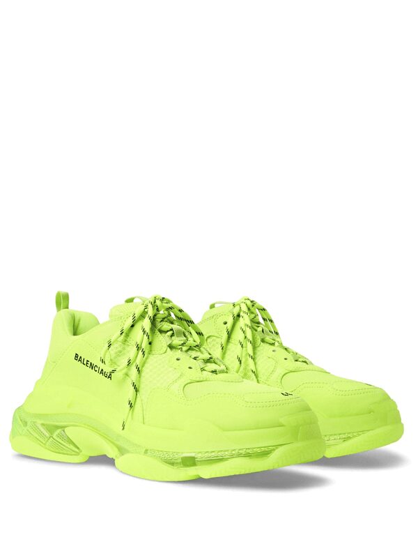 Balenciaga Triple S Clear Sole Fluo Yellow