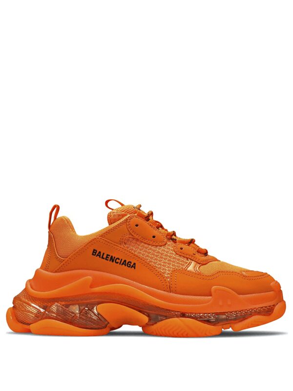 Balenciaga Triple S Clear Sole Orange