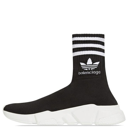 Balenciaga x Adidas Speed Trainer Black White