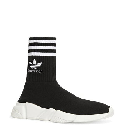 Balenciaga x Adidas Speed Trainer Black White