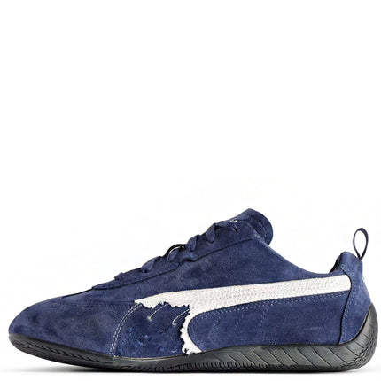 Balenciaga x Puma Speedcat Suede Distressed Navy White