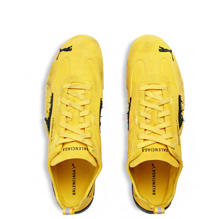 Balenciaga x Puma Speedcat Suede Distressed Yellow Black