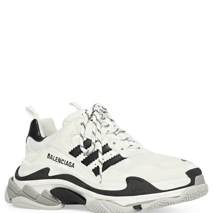 Balenciaga x adidas Triple S White Black