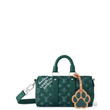 Bandouliere Louis Vuitton Keepall 25 Green