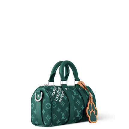 Bandouliere Louis Vuitton Keepall 25 Green