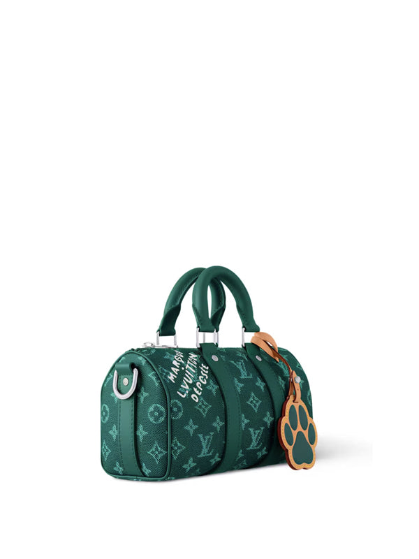 Bandouliere Louis Vuitton Keepall 25 Green