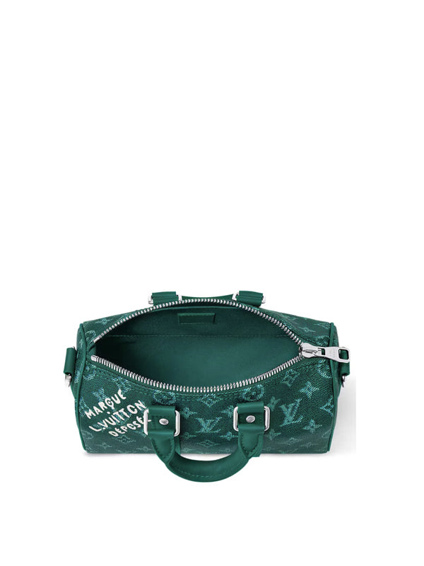 Bandouliere Louis Vuitton Keepall 25 Green