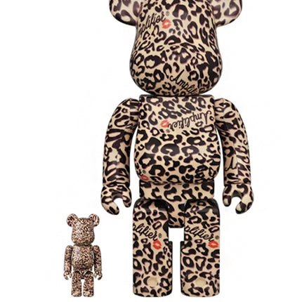Bearbrick Amplifier 100% & 400% Set Leopard Print