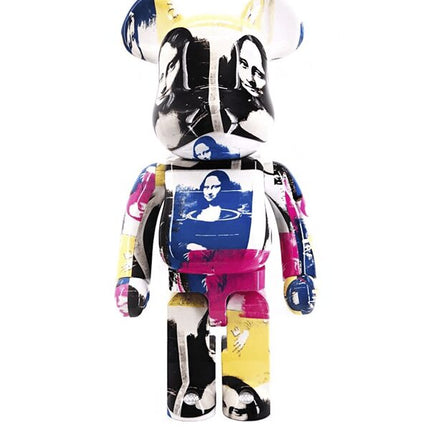 Bearbrick Andy Warhol Double Mona Lisa 1000% Multicolor